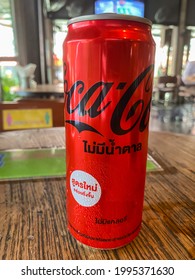 Bangkok, Thailand June 21 2020 - New Coke Zero Can Design