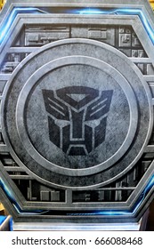 Bangkok, Thailand - June 24, 2017: Logo Autobot From Movie Transformers 5: The Last Knight