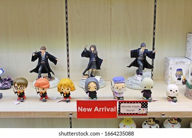 Bangkok Thailand , Mar 2020 , Harry Potter Movie Characters Figures Toy , Hermione Granger Ron Weasley