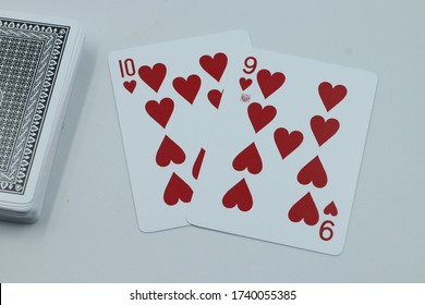 Bangkok , Thailand - MAY 25,2020 : Playing Cards King Card Suite And Back White Background Mockup.