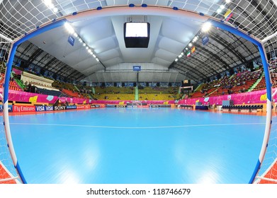 BANGKOK, THAILAND - NOV 11: A General View Prior Of Nimibut Stadium Before The FIFA Futsal World Cup Between Thailand (R) And Spain (B) At Nimibutr Stadium On November 11, 2012 In Bangkok, Thailand.