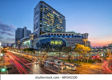 BANGKOK, THAILAND - NOVEMBER 24, 2015: MBK Shopping Center. It was the largest mall. This place is very famous shopping mall at central of Bangkok