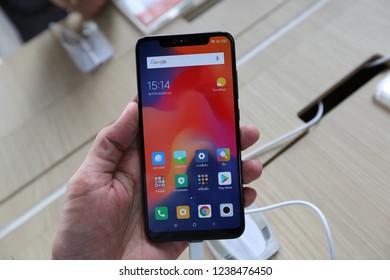 Bangkok , Thailand -Noverber 9, 2018 - Xiaomi - Xiaomi .MI 8 Pro Smartphone New Brand Of Xiaomi for Editorial.