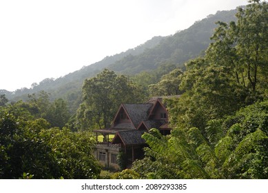 Bangkok, Thailand – October 21, 2021: Rural Landscape In Muak Lek District, Saraburi Province, Thailand, Asia 