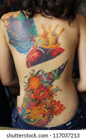 Tattoo Girl Thai Images Stock Photos Vectors Shutterstock