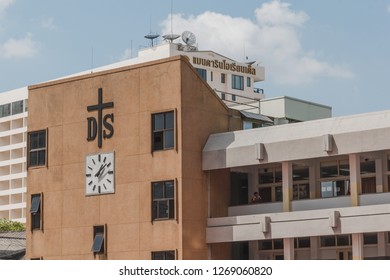 Bangkok, Thailand - October 31, 2015: School Building At Assumption College Bangkok