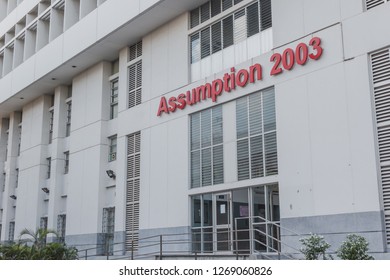 Bangkok, Thailand - October 31, 2015: School Building At Assumption College Bangkok