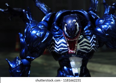 Bangkok, Thailand - September 12,2018 - Venom An Action Figure From Famous Marvel Comic