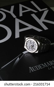 Bangkok, Thailand - September 8, 2014: Photo Of The Collectible Discontinued Watch Series From Audemars Piguet Called 