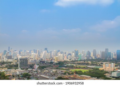 Bangkok Thailand,31,jun,2021,Weather Conditions In Bangkok, The Capital City Of Thailand, Where Dust And Smoke Levels Exceed The Required PM2.5 Standards, Making Buildings And Buildings Less Visible.