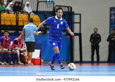 BANGKOK THAILAND-AUG 20:Jetsada Chudech Of Thailand In Action During THAILAND 5s 2016 Match Thailand And Kazakhstan At Bangkok Arena Stadium On August 20,2016