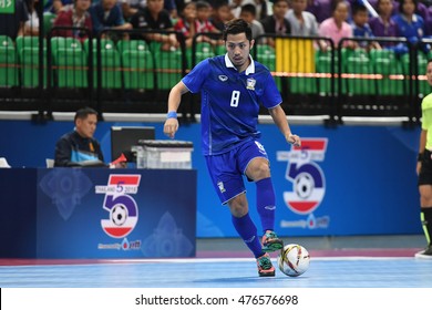 BANGKOK THAILAND-AUG 20:Jetsada Chudech Of Thailand Pose During THAILAND 5s 2016 Match Thailand And Kazakhstan At Bangkok Arena Stadium On August 20,2016