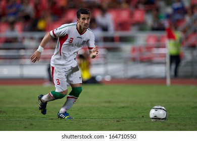 BANGKOK THAILAND-NOVEMBER 15:Ehsan Hajsafi Of Iran In Action During The 2015 AFC Asian Cup Qualifiers Between Thailand And Iran At Rajamangala Stadium On Nov15, 2013 In Thailand.