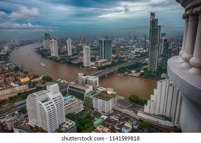 Bangkok,/Thailand-09.16.2017 :view 64 floor Hotel Lebua State Tower