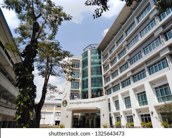 Bangkok,Thailand,February 21,2019
Faculty of Humanities Building in Phranakhon Rajabhat University