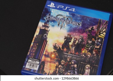 BANGKOK,THAILAND-JANUARY 29: The New Launched Kingdom Heart s3 PS4 Game on Play Station 4 Console on January 29,2019