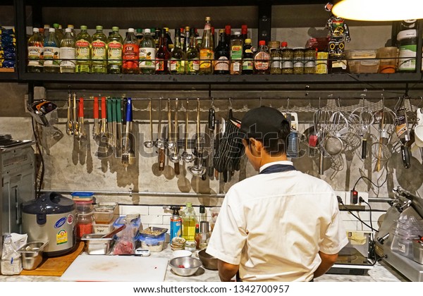 Bangkokthailandjuly 282018interior Design Kitchen Pantry