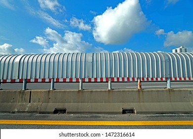 BANGKOK-THAILAND-MARCH 19 : View Of Building, Advertise Billboard & Traffic Jam On The Highway In The City Of Thailand, March 19, 2018 Bangkok, Thailand