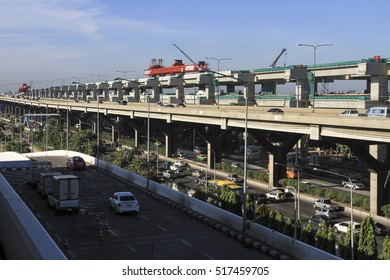 Bangkokthailandnovember 16 2016 Construction Flyovers Innovation Stock ...