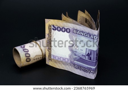 Bangladesh bank taka paper note currency