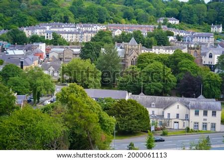 Bangor city view from the hill
