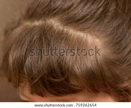 Similar – Image, Stock Photo myLOVE Bangs Haircut