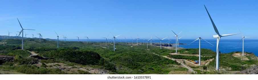 Bangui Windmills Philippines Panorama Shot