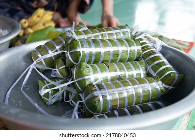 Banh Tet Means Tet Cake, It Is A Traditional Cake Of Vietnamese.