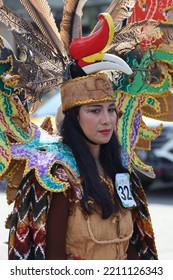 Banjarmasin, Indonesia - October 01 2022 : The Iban Dayak Are In West Kalimantan And In Sarawak Malaysia

