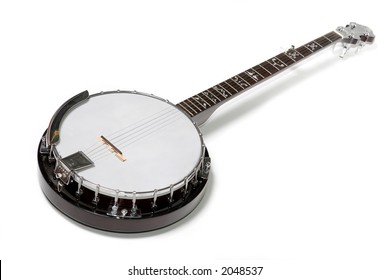 banjo isolated on a white background. Musical instrument.