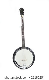 Banjo Isolated On A White Background.