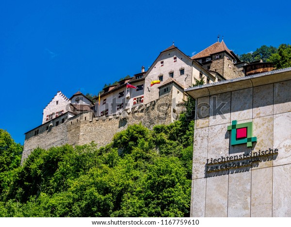 Bank Building Liechtensteinische Landesbank Front Castle Stock Photo Edit Now