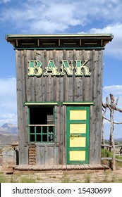 Bank Building In The Wild West