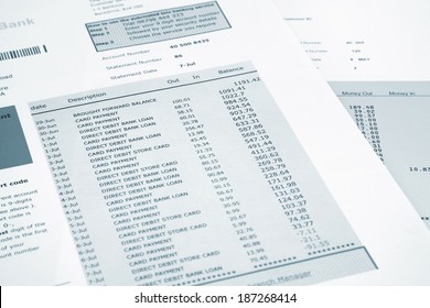 Bank And Credit Card Statement