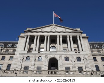 Banco de Inglaterra BoE en Londres, Reino Unido