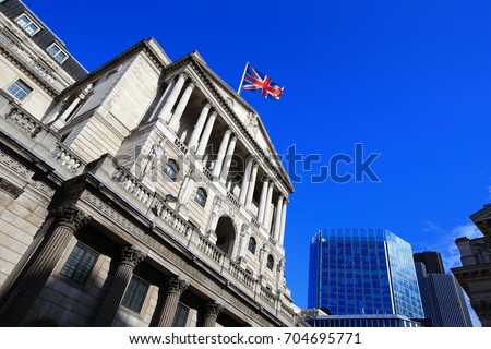 Bank of England for your travel concept