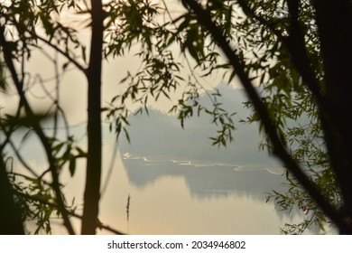 Bank Of The Moksha River On The Border Of Bashkiria