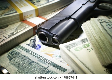 Bank Robbery Stock Photo