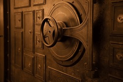 Bank Vault, Bank Safe Door, Concept Of Reliability And Safety