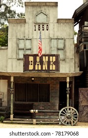 Bank In Wild West Style