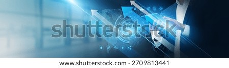 Banking officer using tablet analyzing digital transactions and customer growth. Mobile payments, security compliance, account integration, fraud detection, and financial services optimization.