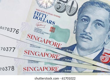 Banknote Singapore Dollar