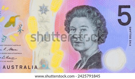 Banknotes of Australia paper money denominations cash five dollars