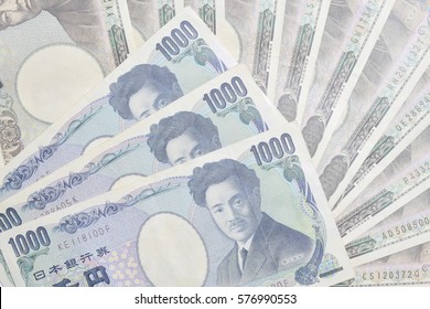 Banknotes Japanese Yen 1000 10000 Yen Stock Photo 576990553 | Shutterstock