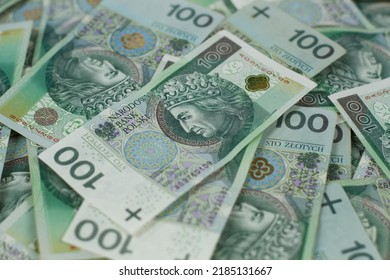 Banknotes, Polish currency, money, a bundle of banknotes. - Shutterstock ID 2185131667