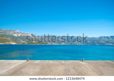 Similar – Image, Stock Photo Seashore bank Adriatic Sea