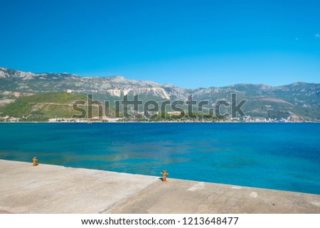Similar – Image, Stock Photo Seashore bank Adriatic Sea