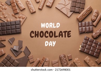 Banner For Celebration Of World Chocolate Day