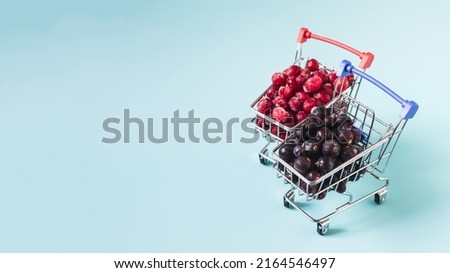 Similar – Image, Stock Photo quick-frozen blackberries