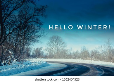 Hello Winter Images Stock Photos Vectors Shutterstock